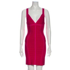 NWOT Hervé Léger Angelica Cocktail Dress Size M